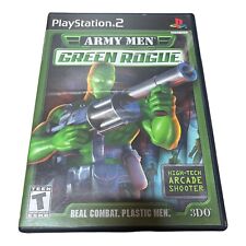 Army Men: Green Rogue (Sony PlayStation 2, 2001) PS2 Black Label Tested Complete