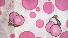 monkey bobby jack fun fabric bubble 24 by 13 inch pink white