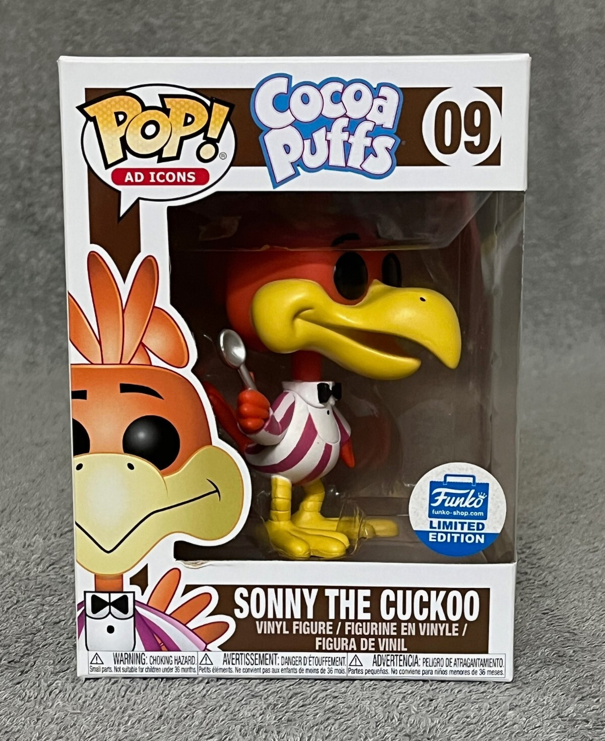 Funko Pop! Sonny The Cuckoo #09 Funko Shop Exclusive Cereal Ad Icons