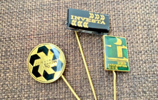 Assorted Germany INVESTA Factory Textile Machines and Sewing Machines Pin Badge