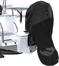 iCOVER Trailerable Full Boat Outboard Motor Engine Cover with Zipper,8 sizes