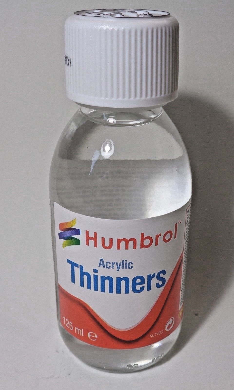 HUMBROL DILUENTE PER COLORI ACRILICI ACRYLIC THINNERS 125 ml   ART AC7433
