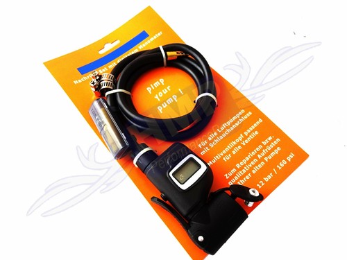 Bici Elettrica / Bicicletta Pompe ad Aria Kit Retrofit Con Digitale  Manometro | eBay