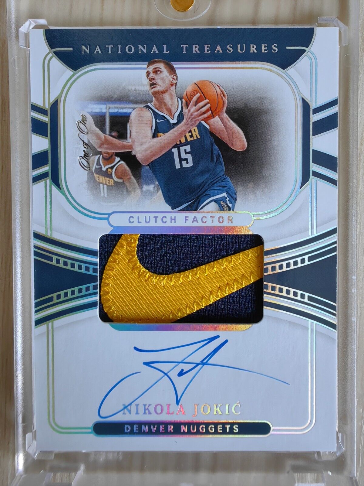 Damian Lillard Autograph Jersey Patch National TreasuresGame Gear