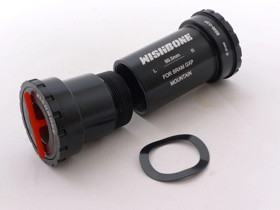 WISHBONE Ceramic BB Bottom Bracket BB89 Frame adaptor to Sram GXP MTB crank - Image 2 of 4