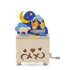 Graupner Handmade Wooden Crank Music Box-Brand New-Made In Germany- Gift Box