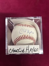 Charlie Hayes Signed ROMLB Baseball Autograph Philadelphia Phillies JSA COA #
