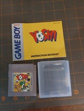 Yoshi Nintendo Game Boy Cartridge With Manual