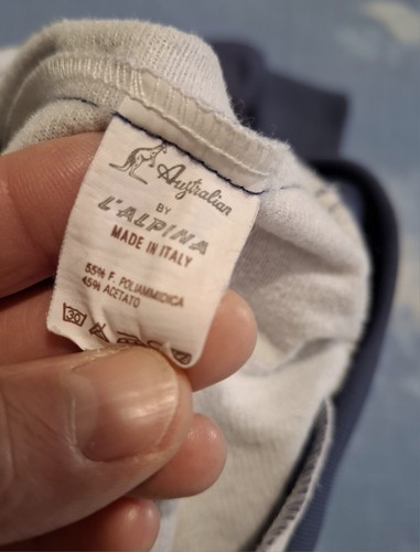 JACKET vintage '80s AUSTRALIAN by l' Alpina TG .48-L circa made in Italy Rare - Foto 13 di 13