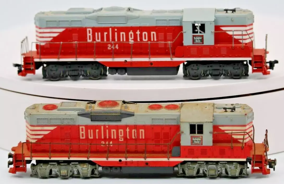 ATHEARN HO Scale Burlington Route Locomotive Dummy Powered