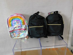 iridescent backpack purse