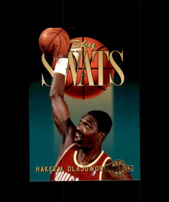 HAKEEM OLAJUWON HOUSTON ROCKETS SKYBOX 1994-95 SKY SWATS #333