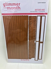 SPELLBINDERS GLIMMER OF THE MONTH- MARCH 2024- SKETCHED LINES