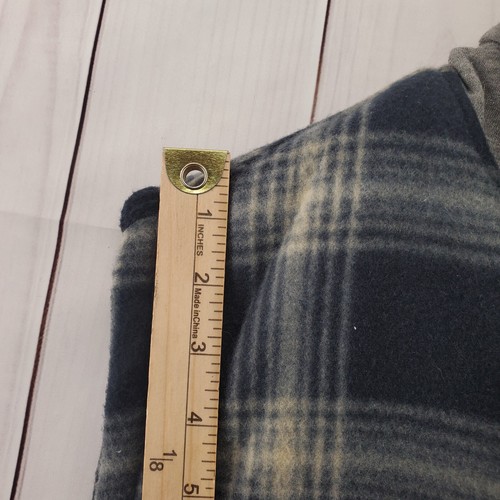 Roper Fleece Vest Mens Large Multicolor Plaid Zip Hood Sleeveless Full Zip - Picture 4 of 10