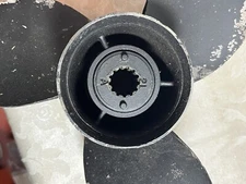 Mercury 48-73134-12 Black Max 21 A Boat 3 Blade Aluminum Prop Propeller Vintage 