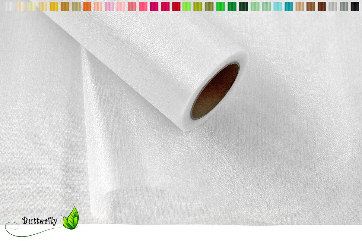 Organza Stoffrolle 36 Cm Breit, 9 M Lang | Farbe: Rosa 148 | Für Hochzeitsdeko, Tischläufer, Schleifen & Floristik