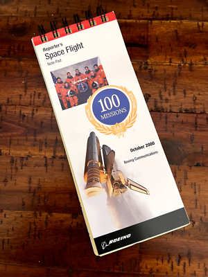 Vintage NASA Reporter s Space Flight Note Pad - 100 Missions - October 2000