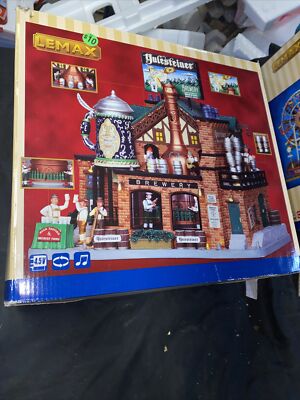 Lemax - Brasserie Yulesteiner 05073 - Bâtiment Illuminé Pour Village De Noël
