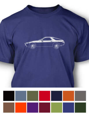 Porsche 928 T-Shirt - Men - Side View | eBay