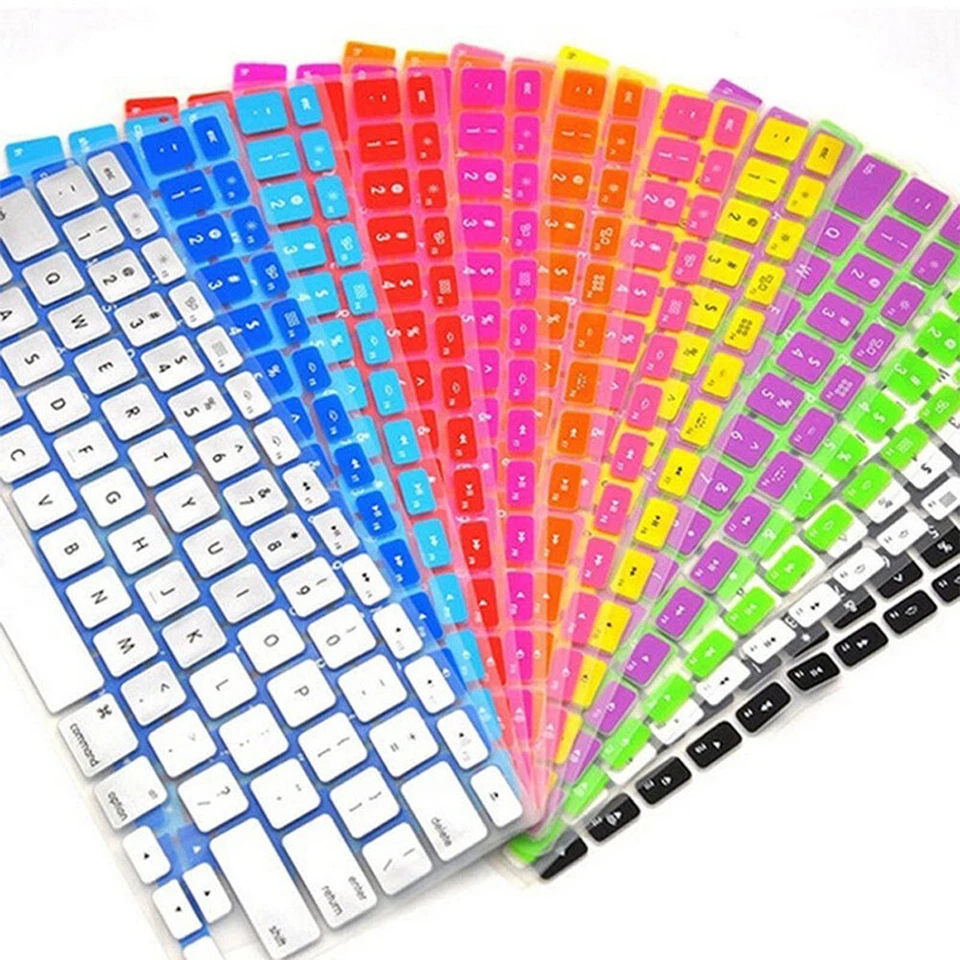 4x Keyboard Protection Cover Film For Apple Macbook Pro 13" 15" Retina Air 11"  - Image 2 of 4