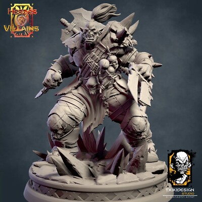 Dungeons & Dragons Spielbare Figur Mensch Männlich Ork Kragul - Barbar