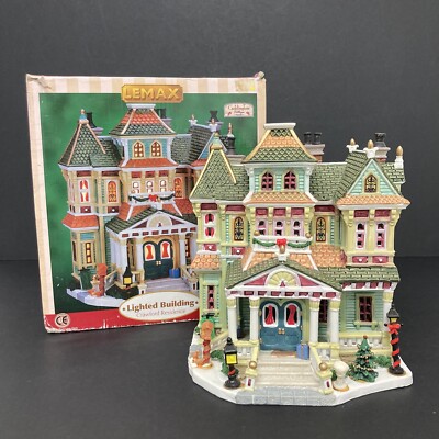 Lemax Village Collection Crawford Residence beleuchtetes Gebäude Weihnachtsschmuck