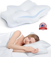 Almohadas Ortopedicas Para Cervical Alivio Dolor Cuello Foam Memory Dormir Bien