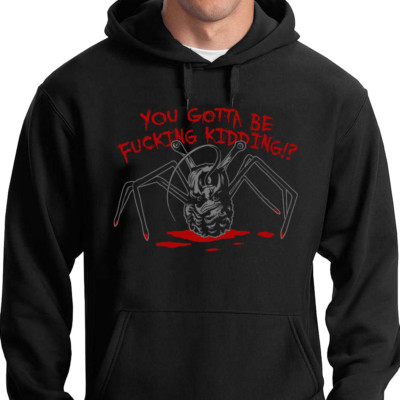 The Thing '' Muss Be Witze '' Kapuze John Carpenter Horror Sci Fi Geek Zitat 80s