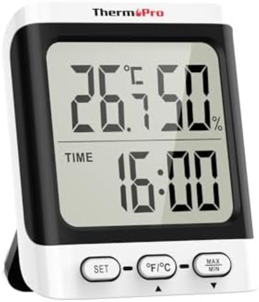 ThermoPro TP152 Igrometro Termometro da Interno, Termometro Digitale da Tavolo p