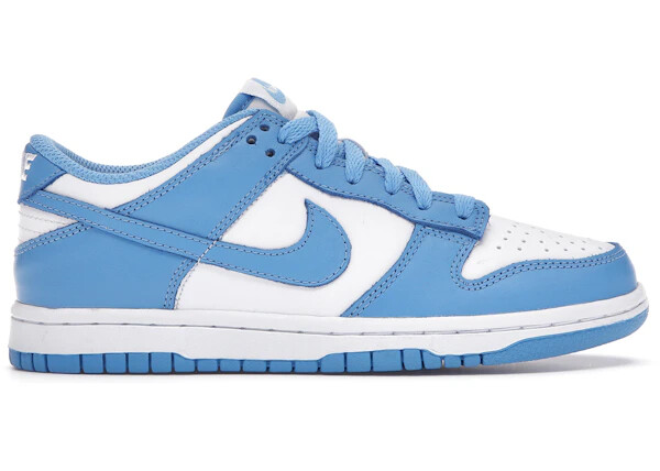 Size 4.5Y - Nike Dunk Low UNC (GS) CW1590-103