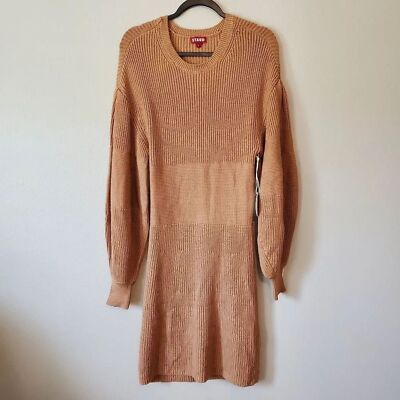 staud brown knit dress STAUD Apres Dress