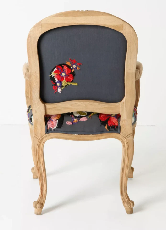 Silla Anthropologie, Flora Dora, Grafton (totalmente nueva) Foto 3 de 4