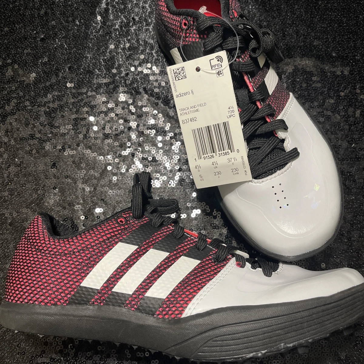Adidas Adizero Long Jump Cloud White Maroon for sale | eBay