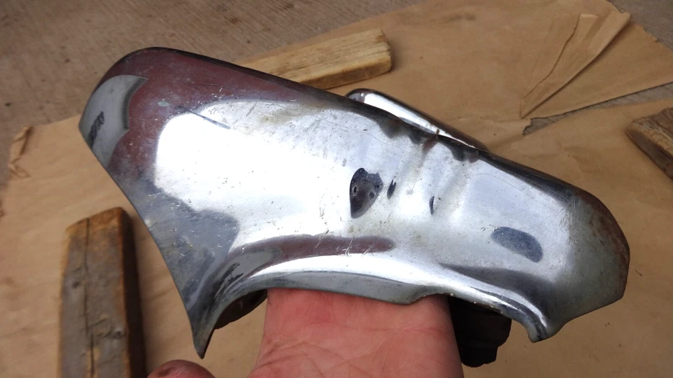 Pontiac 1946 1947 1948 PARAGOLPES DELANTERO PROTECTORES GM originales par Foto 3 de 4