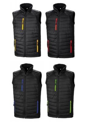 Result Herren Weste Softshell Übergangsjacke ärmellos Herrenweste Übergröße 