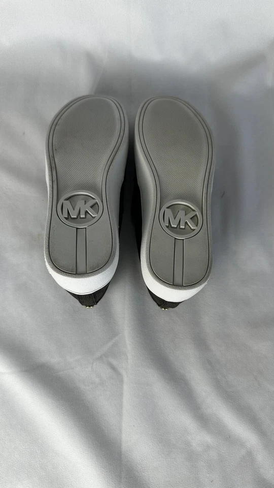 MICHAEL KORS Women's Teddi Signature Logo Brown Slip on Sneakers Size 6.5 - Image 4 of 4