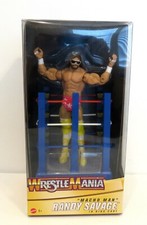 Figura WrestleMania Macho Man Randy Savage en carro de anillo NUEVO en caja