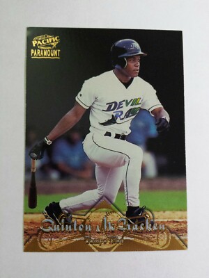 QUINTON McCRACKEN 1998 PACIFIC PARAMOUNT GOLD PARALLEL BASEBALL CARD # 98 C8769