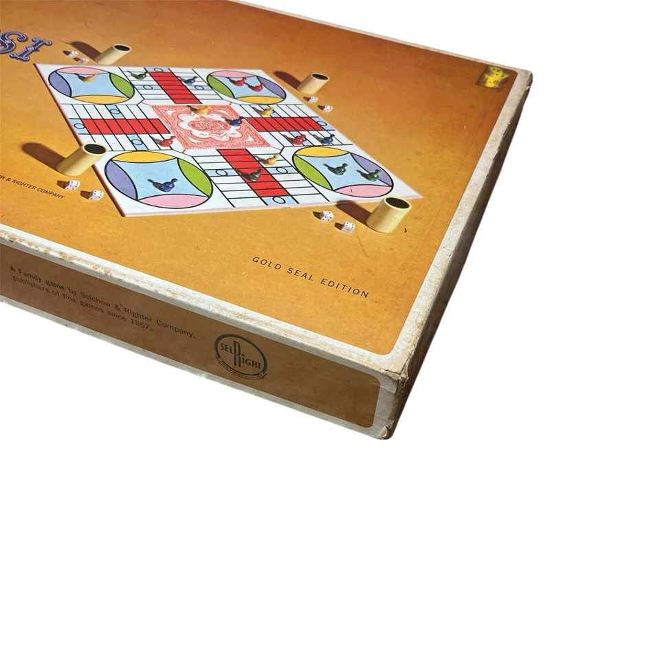 1964 Parcheesi Gold Seal Edition Board Game complete in Box - Image 3 of 4