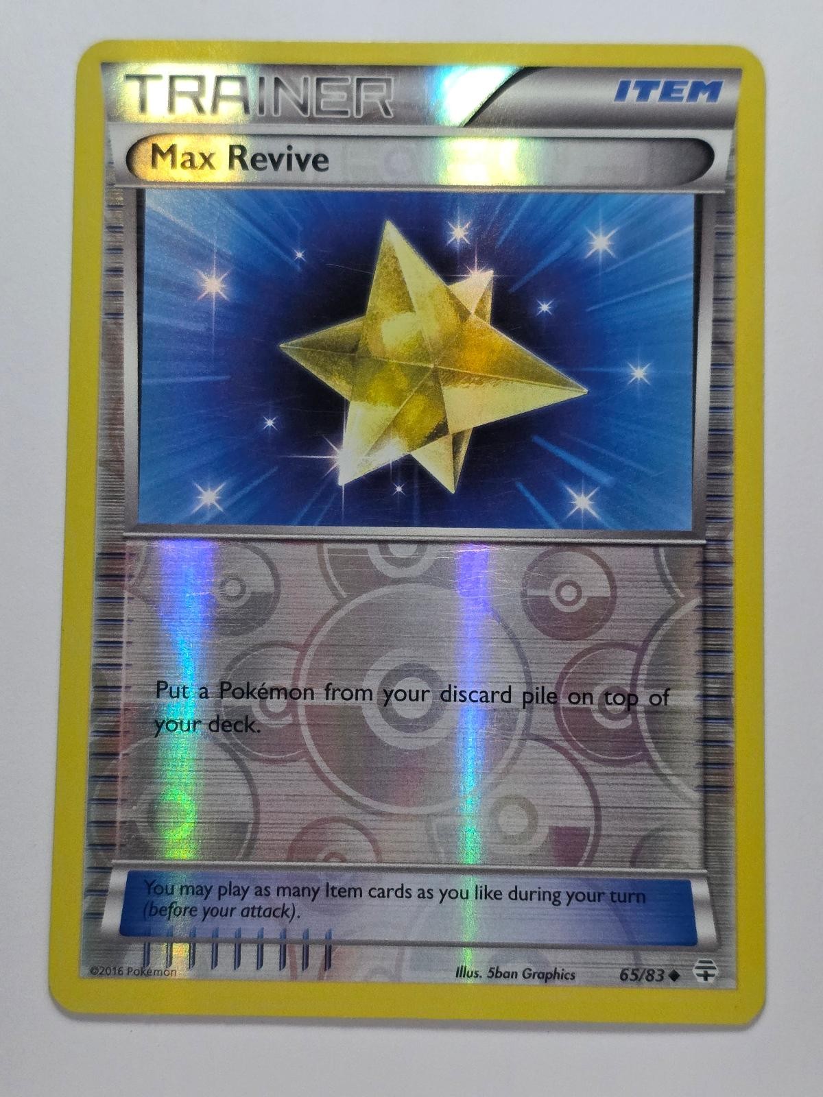 MAX REVIVE 65/83 UNCOMMON GENERATIONS REVERSE HOLO NM/M POKEMON