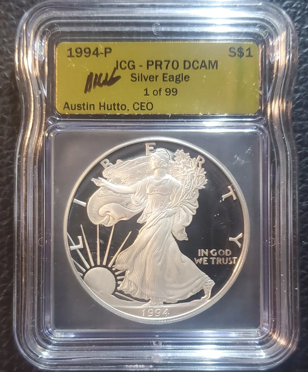 ICG Certified PR 70 Silver Bullion Coins for sale | eBay