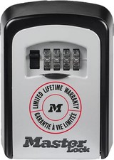 Master Lock Key Safe, 5401EURD, Wall Mounted, Medium, Strong Aluminium Weather 