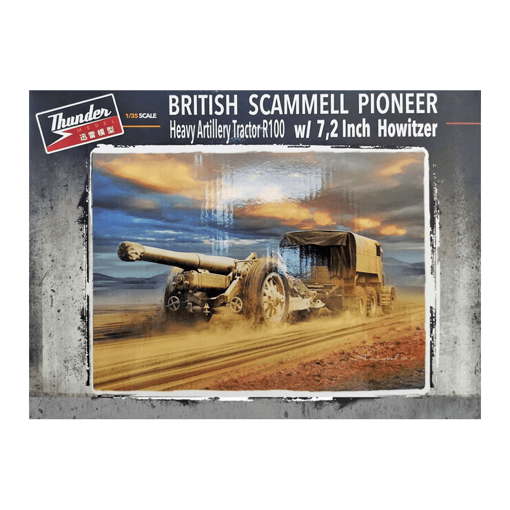 Thunder Model 1:35 British Scammell Pioneer Heavy Artillery Tractor R100 Kit