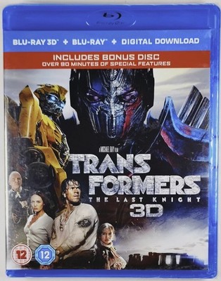Transformers: The Last Knight (2017) 3D & 2D Blu-Ray BRAND NEW (USA Compatible)