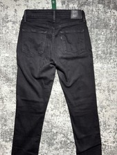 Jeans Levi's vita media skinny nero denim stile classico donna taglia 6