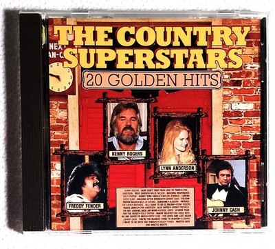   Cd - The Country Superstars - 20 Golden Hits ( Ruby , Rose Garden, Lorena )