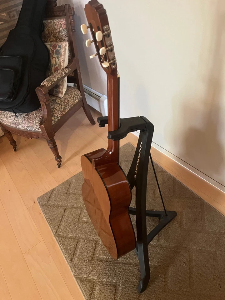 Guitarra clásica vintage japonesa ARIA AK200 con estuche acolchado Foto 4 de 4