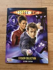 Merlin Tenth Doctor Who Second Ed Sticker Album Complete +  Cert NO POSTER 