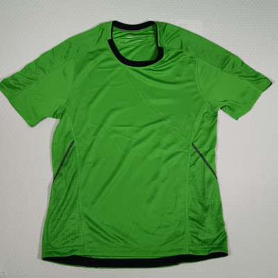 James &Nicholson T-Shirt Mens Size L Green Referee Golf Football Short Sleeve 