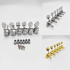 8mm Vintage Guitar String Tuning Keys Pegs Tuners Machine Heads Chrome/Gold